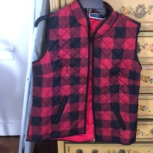 Medium quilted checker vest